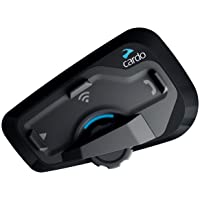 CARDO FRC4P001 freecom 4 Plus-Sistema de comunicación Bluetooth de Motocicleta de 4 vías con operación de Voz Natural…
